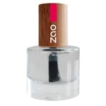 ZAO Nagelüberlack 636 'glossy' mit Bambus-Deckel Nagellack farblos (Naturkosmetik) Überlack