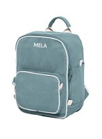 MELAWEAR MELA II mini Rucksack - Nachhaltig mit Fairtrade Cotton, GOTS und Grüner Knopf Zertifizierung, Farben MELA II:petrol
