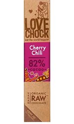 Love Chock Cherry/Chilli 100% Raw Chocolate 40g