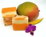Mango Kokos Seife, Duschseife, vegan, ohne Palmöl, handgemacht Naturseife von kleine Auszeit Manufaktur