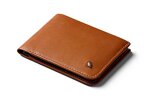 Bellroy Hide & Seek Wallet, Schlanke Faltbare Leder Brieftasche mit RFID-Schutz und Geheimfach (Max. 12 Karten, Bargeld, Münzfach) - Caramel