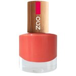 ZAO Nagellack 656 koralle pink-orange mit Bambus-Deckel (7-free, vegan) rosa