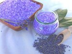 Badesalz Lavendel im Schmuck WECK-Glas, ohne Palmöl, von kleine Auszeit Manufaktur