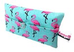 Taschentücher Tasche Flamingo türkis pink Design Adventskalender Befüllung Wichtelgeschenk Mitbringsel Give Away Mitarbeiter Weihnachten