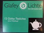 Glafey Teelichter Nr.37, 12er Pack, Brenndauer 8 Stunden, Gastronomie, Teelichte, Wachs