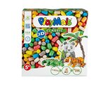 PlayMais 3D Wild Animals Bastel-Set für Kinder ab 5 Jahren | Über 900 PlayMais & 3 Tierfiguren aus Pappmaschee zum Bekleben und Basteln | Fördert Kreativität & Feinmotorik | Natürliches Spielzeug