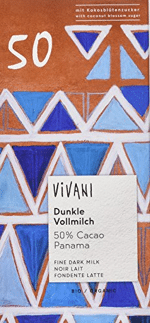 Vivani Dunkle Vollmilchschokolade, 5er Pack (5 x 80 g)