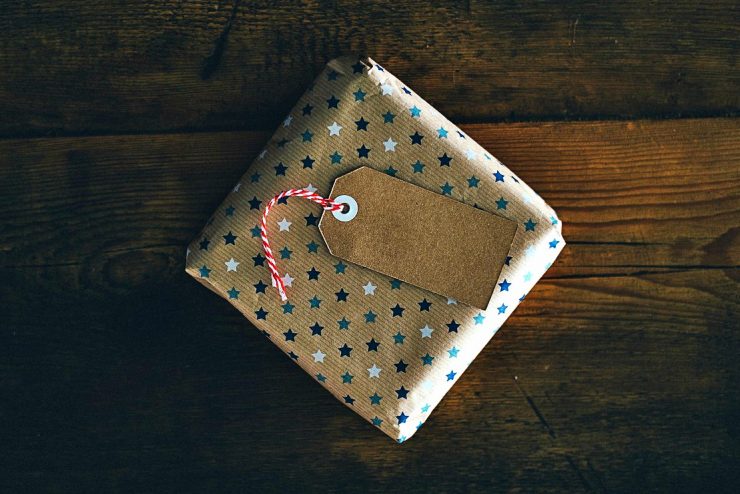 Geschenkpapier ohne Plastik