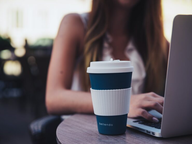 Kaffeebecher Trinkbecher Thermobecher ohne Plastik